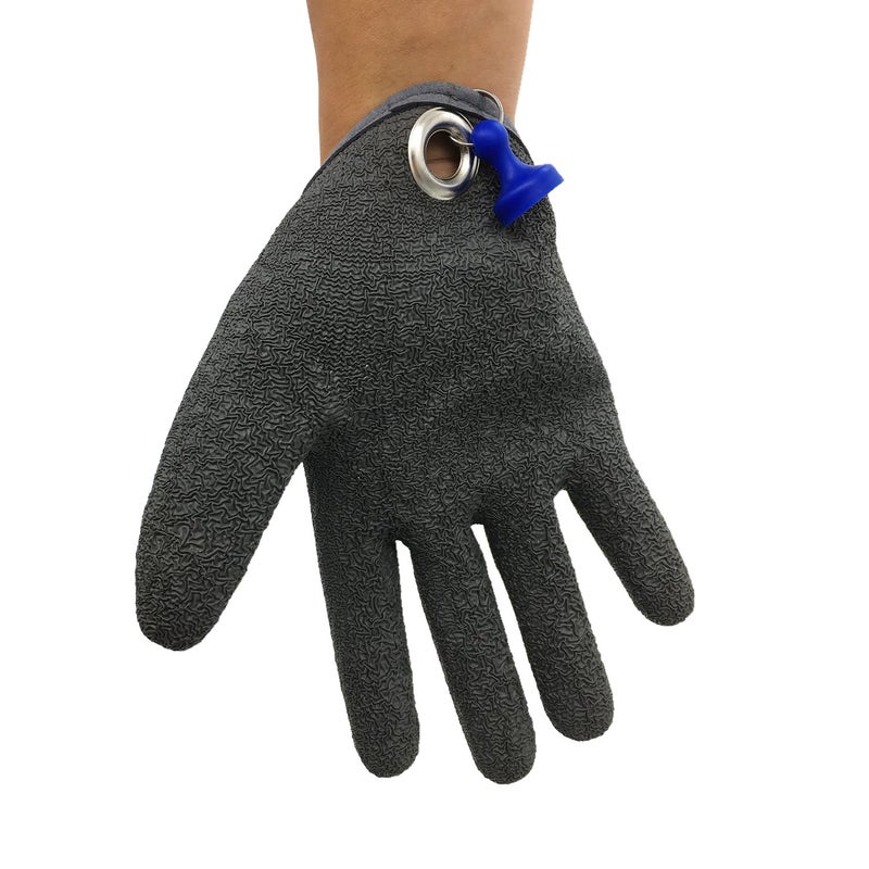 Inf-way Fishing Glove with Magnet Release, Fisherman Professional Catch Fish Gloves Cut&Puncture Resistant with Magnetic Hooks Hunting Glove (Right+Left, Large) - Image 3